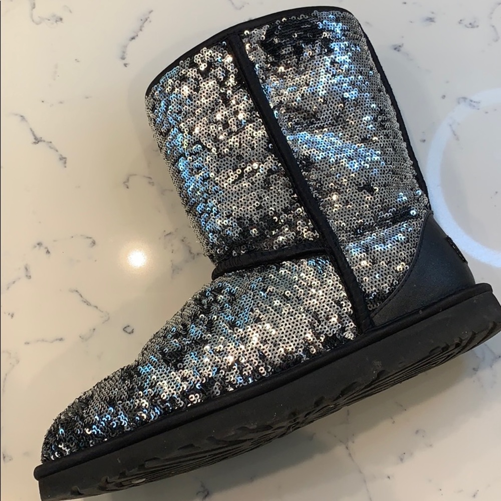 Sequined UGG boots